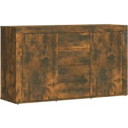 vidaXL 815492 Smoked Oak Aparador 120x69cm