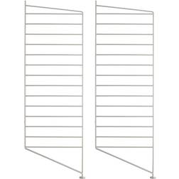 String Gavle Gulv Beige Reolsystem 2stk