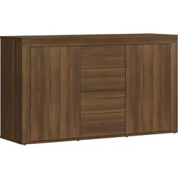 vidaXL 815494 Brown Oak Aparador 120x69cm