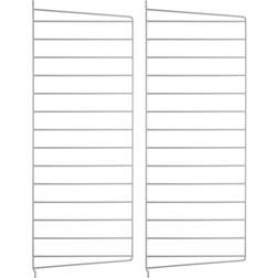 String Wall Grey Shelving System 11.8x29.5" 2pcs