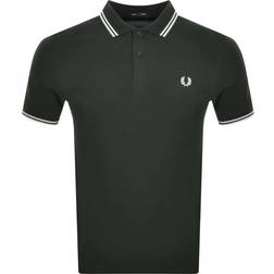 Fred Perry Twin Tipped Polo Shirt - Night Green