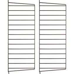 String Panneau Mural 75 x 30 cm Lot De 2 Étagère 2pcs