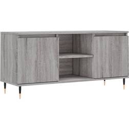 vidaXL 104x35x50cm Grey Sonoma TV Bench 104x50cm