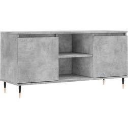 vidaXL 104x35x50cm Concrete Grey Meuble TV 104x50cm