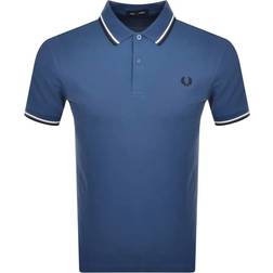 Fred Perry Twin Tipped Polo - Blauw/Zwart