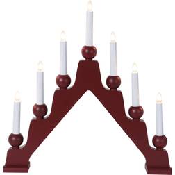Star Trading Emma Red Adventsljusstake 45cm