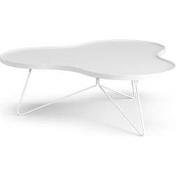 Swedese Flower Ash White Glazed Soffbord 107x114cm