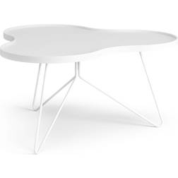 Swedese Flower Ash White Glazed Coffee Table 84x90cm