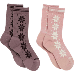 Kari Traa Wins Wool Sock 2-pack - Pink