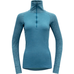 Devold Duo Active Zip Neck Woman - Blue