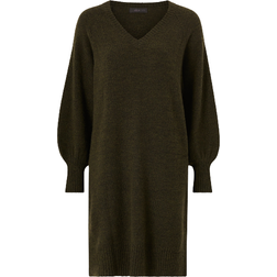 Ellos Magdalena Dress - Dark Green