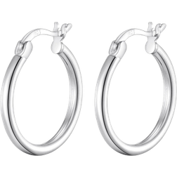 Philip Jones Hoop Earrings - Silver