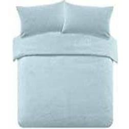 Brentfords Teddy Fleece Duvet Cover Blue (230x220cm)