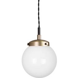 Globen Lighting Mini Alley Antique Brass/White Lampada a Sospensione 150cm