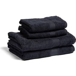 Lord Nelson Terrycloth Gästhandduk Svart (50x30cm)