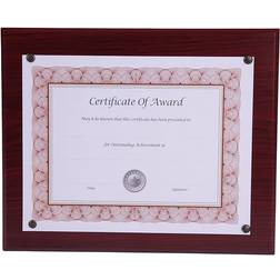 Award Plaque Mahogany Photo Frame 13.5x10"