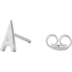 Design Letters Archetype Stud Earring - Silver
