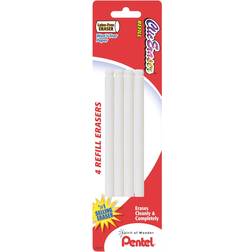 Pentel Clic Eraser Refills White 4-pack