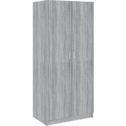 vidaXL 800627 Grey Sonoma Garderob 80x180cm
