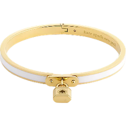 Kate Spade New York Charm Bangle - Gold/White/Transparent
