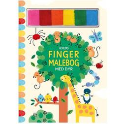 Alvildas fingermalebog med dyr (Inbunden, 2021)
