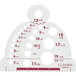 Clover Knitting Needle Gauge