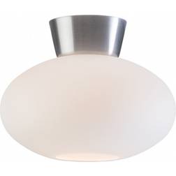 Belid Bullo Aluminium/Opal Glass Ceiling Flush Light ∅ 27cm
