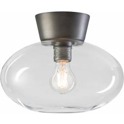 Belid Bullo Grey/Clear Glass Takplafond ∅ 27cm