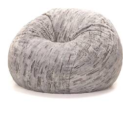 Jaxx Saxx 4 Ft Luxe Fur - Silver Fox Bean Bag 12.7gal