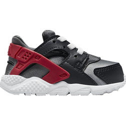 Nike Huarache Run TD - Dark Smoke Grey University Red