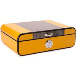 Bey-Berk Carbon Fiber Lacquered Cigar Humidor