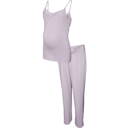 Mamalicious Maternity Night Set Purple/Misty Lilac (20018634)