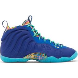 Nike Little Posite One Kaleidoscope GS - Deep Royal Blue/Opti Yellow/Game Royal/Pink Glow