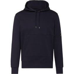 C.P. Company Diagonal Raised Fleece Hoodie - Blue