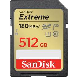 SanDisk Extreme SDXC Class 10 UHS-I U3 V30 180/130MB/s 512GB