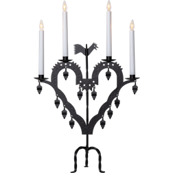 Star Trading El-Tupp Black Adventsljusstake 39cm