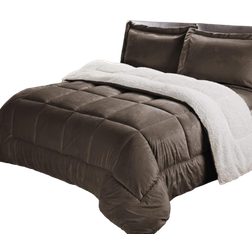 Cathay Home Ultra Soft and Plush Bedspread Brown (218.4x193cm)