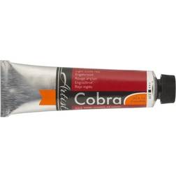 Cobra Artist Water Mixable Oil Colour Tube Light Oxide Red 40ml