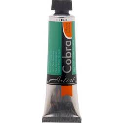 Cobra Artist Water Mixable Oil Colour Tube Emerald Green 40ml