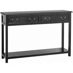Nordal Vintage Black Avlastningsbord 33x122cm