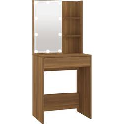 vidaXL 60x40x140cm Brown Oak Dressing Table 40x60cm