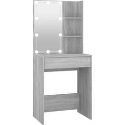 vidaXL 60x40x140cm Gray Sonoma Oak Toiletbord 40x60cm