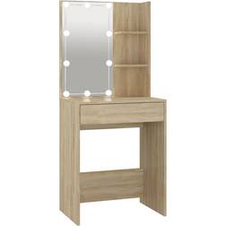 vidaXL 60x40x140cm Sonoma Oak Sminkbord 40x60cm