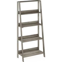 Furinno 5-Shelf Wide French Oak Bokhylla 135.9cm