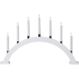 Star Trading Gillian White Adventsljusstake 63cm