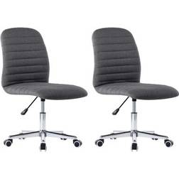 vidaXL 283600 Dark Grey Køkkenstol 94cm 2stk