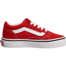 Vans Kid's Old Skool - Racing Red/True White