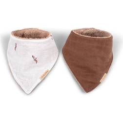 Filibabba Bandana-bib 2-pack Carrot Thief