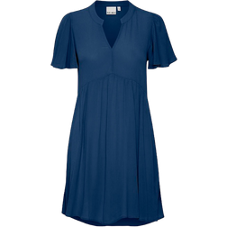 Ichi Marrakech Solid Dress 11 - Blue