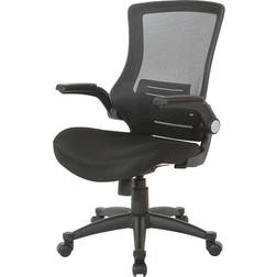 Office Star WorkSmart Manager Black/Silver Office Chair 43"